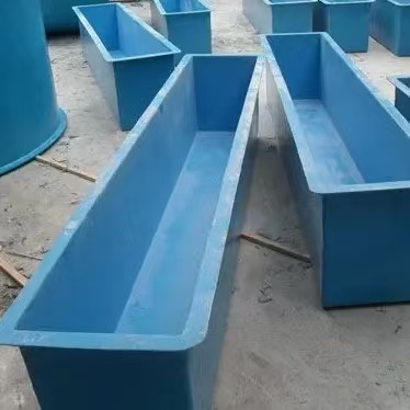 Large Fiberglass Aquarium Fiberglass Fish Pond Rectangular Aquaculture tank