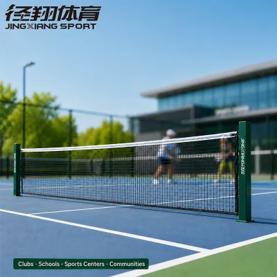 Wholesales OEM Professional Inground Pickleball Post Outdoor Tennis Pole In-Ground Jingxiang Pickleball Posts and Nets System