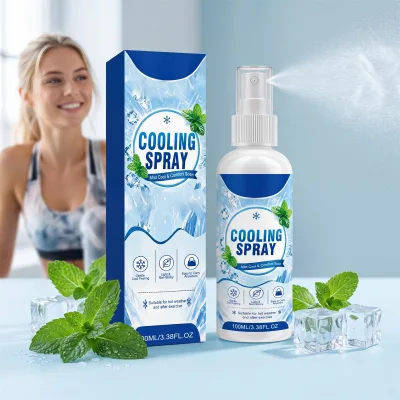 Wholesale Comfortable Portable Fresh Mint Scent Summer Body Cooling Spray
