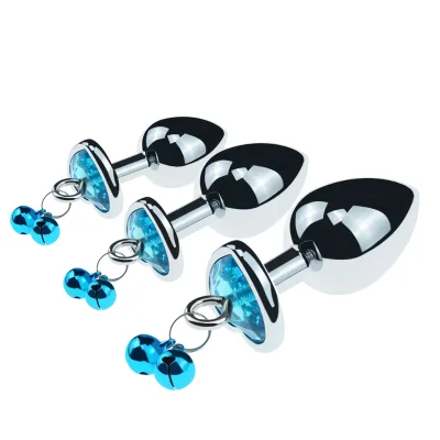 Fashion Cupid Arrow Shape Aluminum Alloy Plug With Bell Romantic Couple Adult Toy