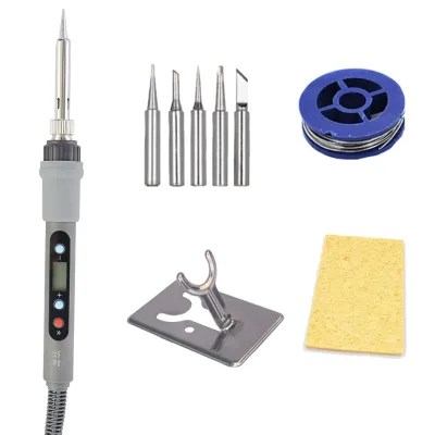 Factory Direct Sales, 80W Digital Display Soldering Iron Set, Soldering and Repair Tools, Solder Wire, Soldering Iron Tip.
