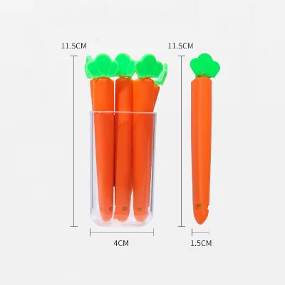 Cartoon Carrot Magnetic Sealing Clip Refrigerator Sticker Moisture-Proof Fresh-Keeping Snack Bag Bread Bag Universal Clip Home