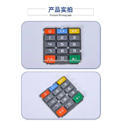 Silicone keypad,High quality Factory Supplier Price Silicone rubber switch button keypad; OEM high quality new design silicon keyp