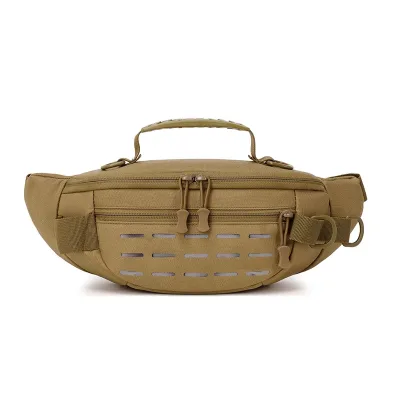 Large Capacity Portable Outdoor Multifunctional Tactical Waist Bag for Men and Women Made of Durable Nylon Oxford Waist Bag