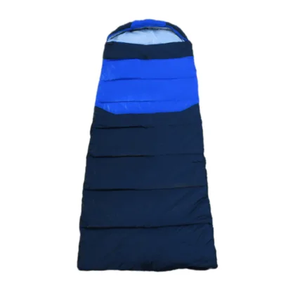 4 Seasons Lightweight Portable Waterproof Camping Black Blue Down Mummy Sleeping Bag