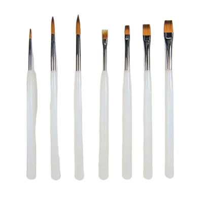 Paint Brush Acrylic Oil Watercolor Painting Easter Egg Painting Brush Face Paint Brush for Halloween Round Pointed