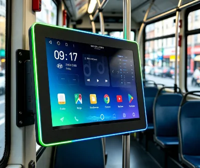 10.1 Inch Plastic RK3566 Android Wall Mount Tablet with RGB LED Light Bar Smart Home Intercom Control Panel 1 Year Warranty