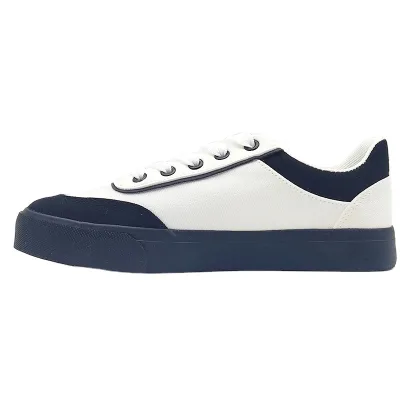 Wenzhou Factory Custom Logo Sports Men Flat Shoes Sneaker Casual Walking Men's Canvas Shoes