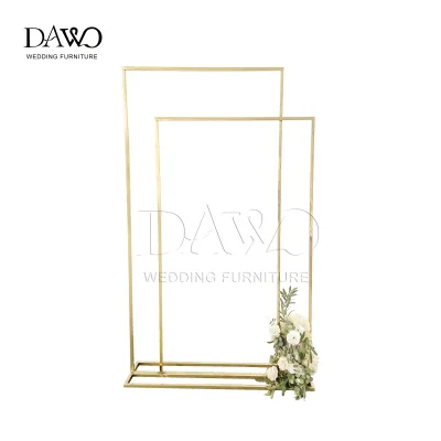 Custom High Quality Modern Stainless Steel Background Stand for Wedding Outdoor Living Room Use