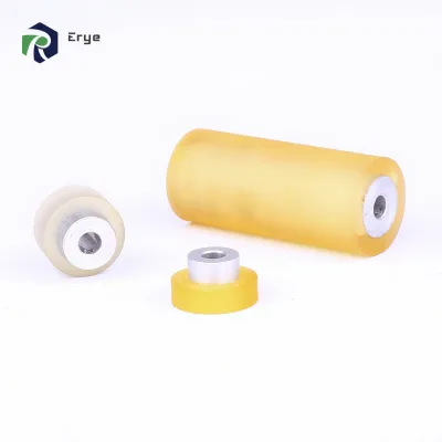 Custom Molded Industry Heavy Load Polyurethane Caster Wheels Rubber Roller Wheel