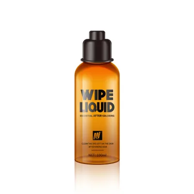 MJ Wipes Liquid Hair Dye Lotion Residue Cleaner Chemical for Skin Harmless Made in China/Guatemala Tattoo Removal