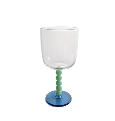 Wholesale Handmade Borosilicate GlassWine Cup Hand Blown Champagne Flute Red Wine Cup Glass Goblet for Graduation Occasions