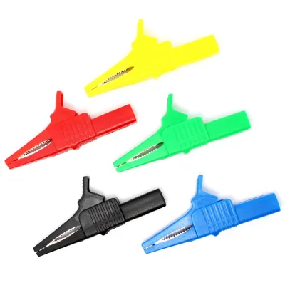 Red+black 1000V 32A crocodile Clips Full Insulated Copper alligator Clip test Lead