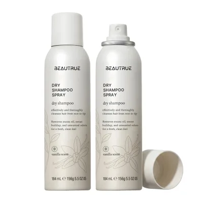 OEM ODM Custom Quick Dry Shampoo Spray Professional Salon Grade Anti Frizz Volume up Shine Enhancing No Wash Hair Cleanser Spray