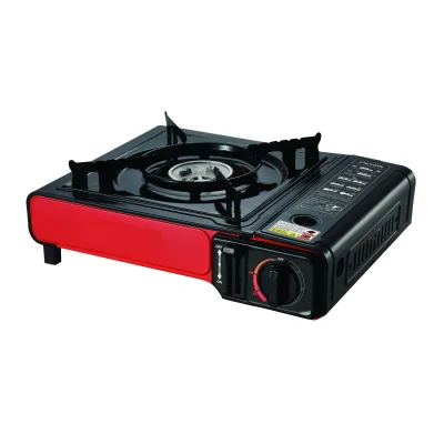 Outdoor Backpacking Hot Pot Barbecue Camping Propane Butane Portable Gas Stove