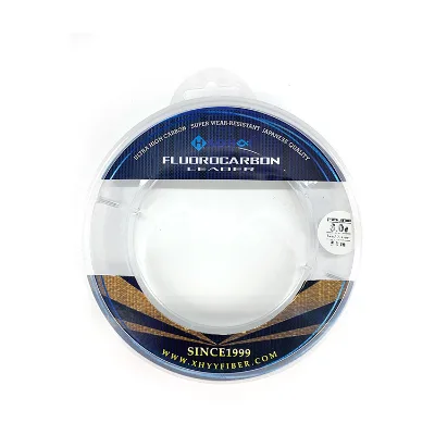 50M 100M Japanese Clear Transparent Carbon Fiber Fishing Line Quality Fluorocarbon Fishing Line