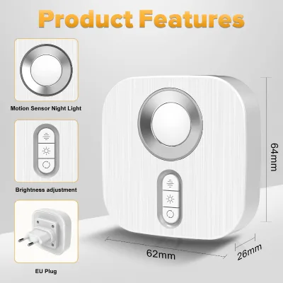 Modern Minimalist Plastic Motion-sensor Cabinet Light RGB-backlit Smart Motion-sensing Design; Turns On/off Someone Is Detected