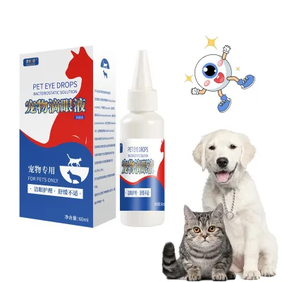 New Pet Eye Drops Cat and Dog Care Tear Stain Eye Cleaner Eye Wash Pet Products