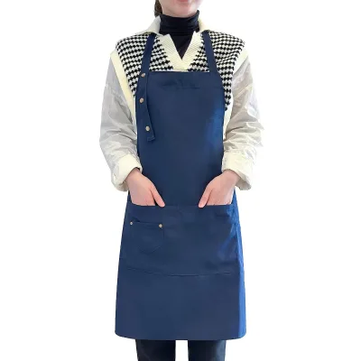 Kitchen Apron for Cleaning Multi Function Home Chef Baking Clothes with Pockets Adult Kitchen Cleaning Apron Custom Logo