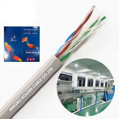 Network Cabo cat 6 Cable 305m Box Lszh 4 Pair 8 Number of Conductors Cable Cat6