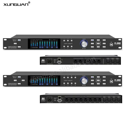 PL3600/ PL4800 Digital DSP Processor with 15-segment Parametric Equalizer, 31-Segment Graphic Equalizer and 512-order FIR Filter