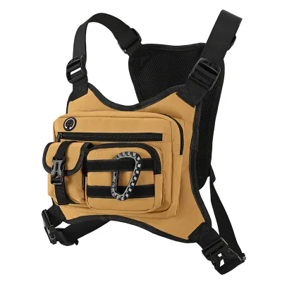 New Design Lightweight Unisex Nylon Chest Pack for Outdoor Sports Anti-theft Vest Rig Bag for Hiking Running
