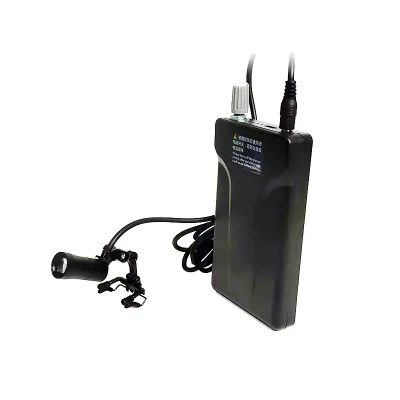 Dental LED Headlight High Definition Clip-on & Plug-in Surgical Head Light for Dentist Loupes Headband Examination Light