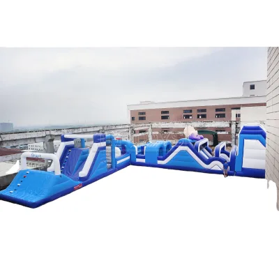 Marine Animal Theme Inflatable 5K Meters Adult Obstacles Inflatable Obstacle Course