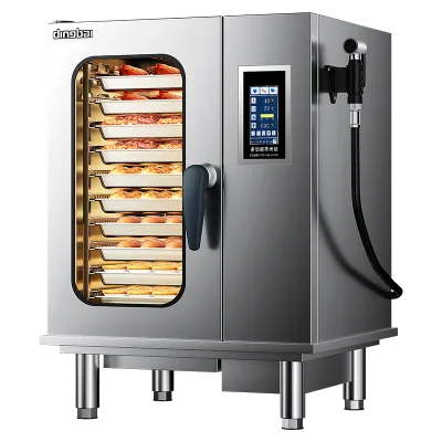 Chefmax Commercial 10 Layer 12.15KW Custom Multifunctional Computer Control Table Electric Combi Steam Oven