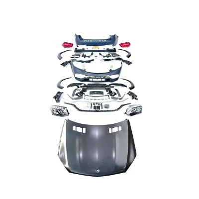 High Quality GL to GLS Auto Car Parts Kit GL X166 Upgrade to GLS GLS63 Body Kit With Headlights Taillights