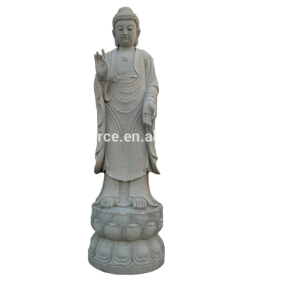 Professional Hand Carved Temple and Garden Stone Buddha Statue of Sales