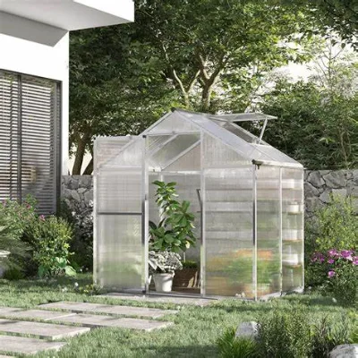 Custom-Size Polycarbonate Garden Greenhouse Fast Installation Eco-Friendly & Rot-Proof Metal Frame