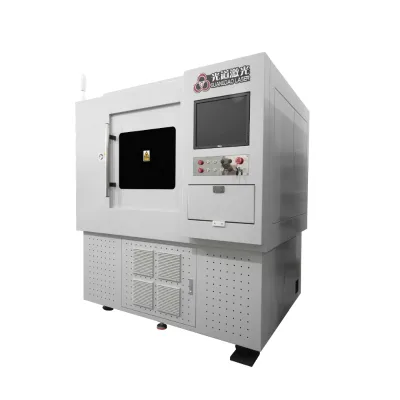New HafniumTech GDC-FL3535-B Fiber Laser Ceramics Alumina Aluminum Nitride Sapphire Thin Metals Glass Precision Drilling Machine