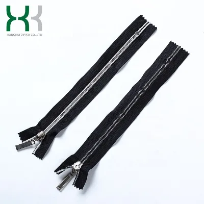 Heavy Duty Chunky Nylon Coat Dress Zipper Bag Polyester Zipper Customized Zipper Multi-color with Silver Teeth