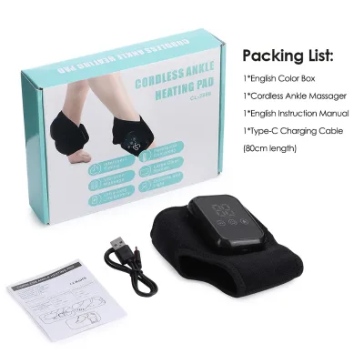 Smart Home Heating Electric Vibration Relaxation Ankle Warm Brace Joint Sprain Support Protection