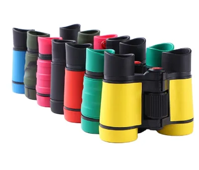 JAXY 4X30 Outdoor Wholesale Price Plastic Kids Telescope Cheap Toy Binoculars for Kids