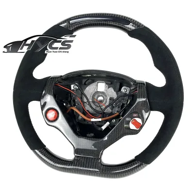 New Design LED  Carbon Fiber Steering Wheel for Ferrari 456 458 488 599 F430 F12 GTC4LUSSO California