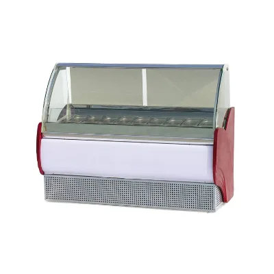 New Design Display Ice Cream Fridge Display Counter Fridge Glass Fridge