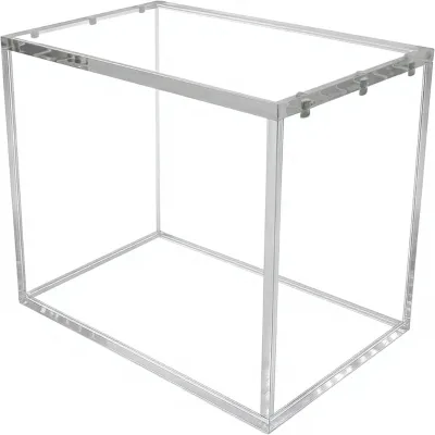 Modern Acrylic Clear Display Case Booster Box 8mm Sides UV Protection 5mm Strong Magnetic Lid Stackable Storage Box