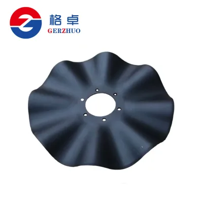 GerZhuo M0084 65mn Boron Steel Notched/Smooth/Plain/Wavy Agricultural Disc Blade for Tractor Tiller Plow