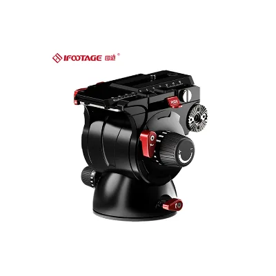 IFOOTAGE K7 Panoramic Tripod Head Hydraulic Fluid Video Head for Tripod Monopod Camera Holder Stand Mobile SLR DSLR Payload 7kg