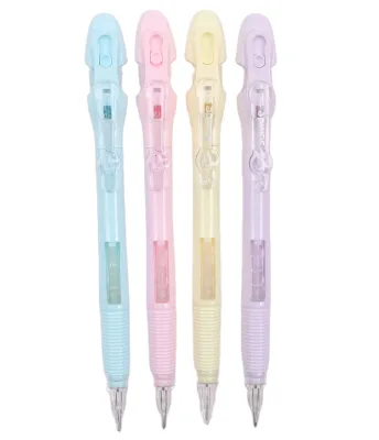 Popular Pastel Color Diamond Tip Mechanical Pencil With Eraser Student School White Use
