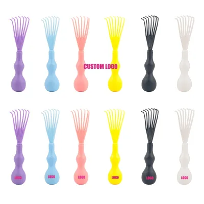 Plastic Handle Comb Hair Brush Cleaner Remove Comb Embedded Tool for Removing Hair Dust Different Combs Home and Salon Use