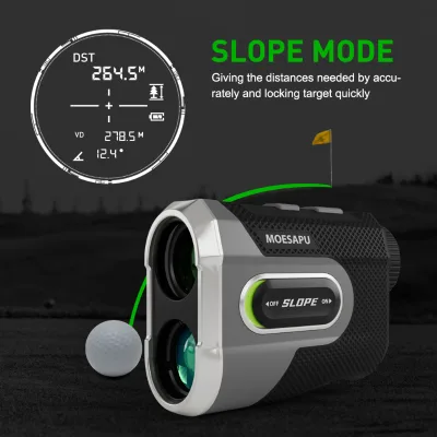 KOKVP MX Series Golf Rangefinder 7X Magnification 600-1500m Long Distance Laser Scanner LCD Display 905nm Wavelength