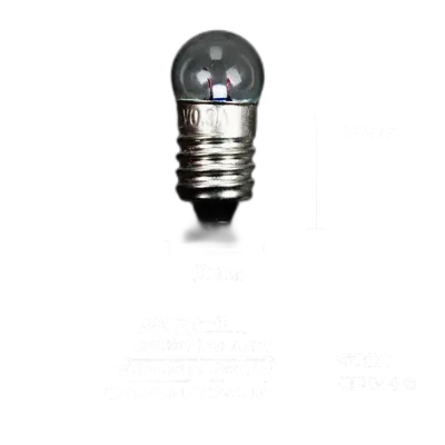 Small Bulbs 1.5V, 2.5V, 3.8V, 6V, 12V, Screw Base Bulbs for Physical Experiments Small Bulb Beads Old-fashioned Flashlight Bulbs