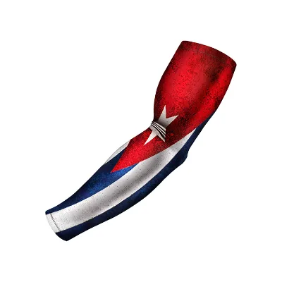 Personalized Sublimation Non Slip Quick Dry Cooling Arm Sleeves Elastic Sunsleeve Cycling Sleeve for Golf Hiking Fitness Use