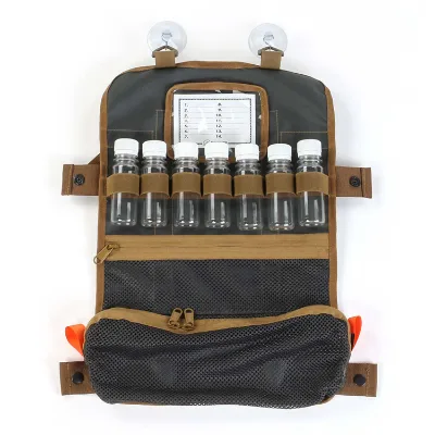 Foldable Camping Utensils Storage Bag Outdoor Cooking Bag for Spice Containers