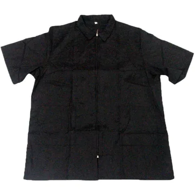 Pet Shop Work Clothes Custom Logo Short Sleeve Hair Stylist Work Clothes Barber Work Clothes Hair Cutting Polyester Apron Gown