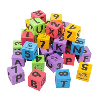 Factory OEM ODM Custom EVA Foam Dice Processing Soft Educational Dice Custom Logo Size Color Printing