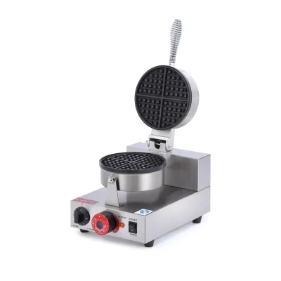 New JuanMing Household Commercial Electric Automatic Waffle Machine Crispy Maker Food Grade Stainless Steel Adjustable